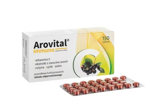 Ziołolek Arovital immuno, 150 tabletek - Witaminy i minerały - miniaturka - grafika 1