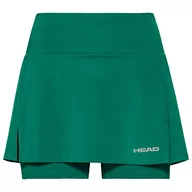 Sukienki i spódnice sportowe - HEAD Damskie CLUB Basic Skort W, zielone, XL - miniaturka - grafika 1