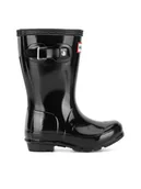 Buty dla dziewczynek - Hunter Kalosze KFT5000RGL-BLK Czarny - miniaturka - grafika 1