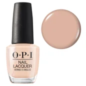Lakiery hybrydowe - OPI Nail Lacquer, klasyczny lakier do paznokci, Samoan Sand NLP61, nude, 15ml - miniaturka - grafika 1