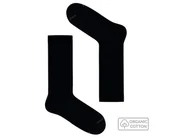 Skarpetki męskie - Czarne skarpetki z bawełny organicznej - miniaturka - grafika 1