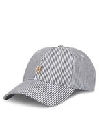 Czapki damskie - Tommy Hilfiger Czapka z daszkiem Premiu Beach AW0AW17141 Niebieski - miniaturka - grafika 1