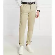 Spodnie męskie - Calvin Klein Spodnie chino + pasek MODERN TWILL | Slim Fit - miniaturka - grafika 1