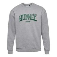 Bluzy sportowe męskie - Luźna bluza z okrągłym dekoltem Hummel University Bee - miniaturka - grafika 1