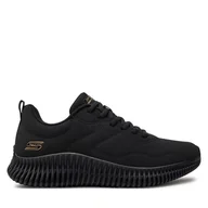 Sneakersy damskie - Sneakersy Skechers Bobs Geo-How Marvelous 117422/BBK Czarny - miniaturka - grafika 1
