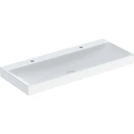 Umywalki - Geberit One Umywalka meblowa 120x48 cm z dwoma otworami na baterię bez przelewu biały z powłoką KeraTect 505.022.01.5 - miniaturka - grafika 1