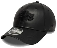 Czapki damskie - Czapka z daszkiem NEW ERA LA Lakers PU 9FORTY M-Crown czarna - miniaturka - grafika 1