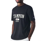 Koszulki męskie - Koszulka Champion Crewneck 220432-KK001 - czarna - miniaturka - grafika 1