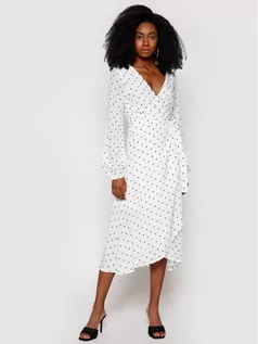 Sukienki - Guess Sukienka codzienna W1RK85 WDDE0 Biały Regular Fit - grafika 1