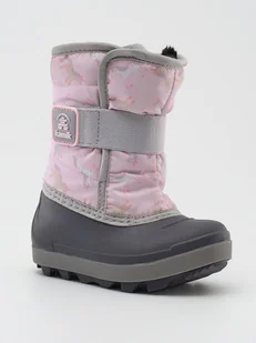Kamik Kozaki zimowe "Snowbug 7" w kolorze jasnoróżowym - Kozaki damskie - miniaturka - grafika 1