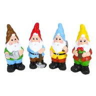 Pozostałe ozdoby ogrodowe - Figura ogrodowa krasnal 15 x 11 x 30 cm mix - miniaturka - grafika 1