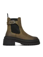 Botki damskie - G-Star Raw Sztyblety CEO-WI34-ALASKA-02 Zielony - miniaturka - grafika 1