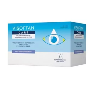 Visoftan Care Chusteczki sterylne do oczyszczania okolic oczu, 20 szt. - >>> DARMOWA od 59zł<<< 24h !!! - Kosmetyki pod oczy - miniaturka - grafika 1