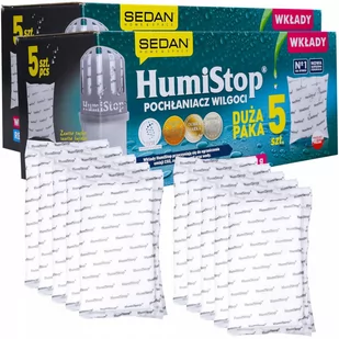 10X Sedan Humistop Oryginalny Wkład Do Pochłaniacza Wilgoci 280G - Inne artykuły do sprzątania - miniaturka - grafika 1