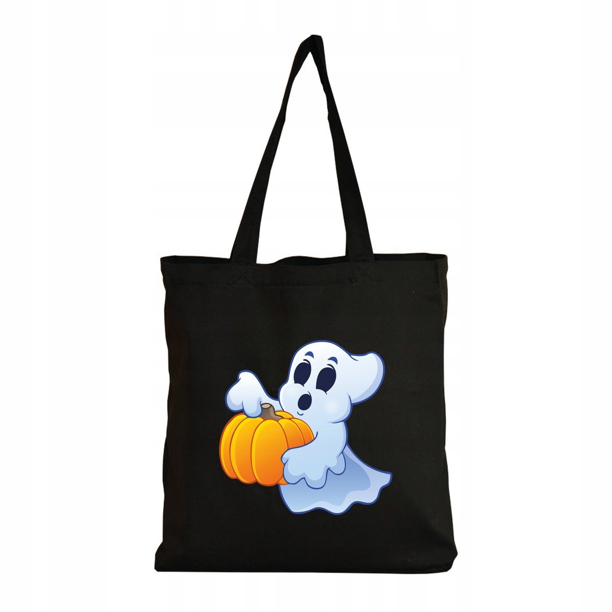 Eko Torba na ramię Zakupy Shopper Torebka Bawełniana Dynia Halloween #8