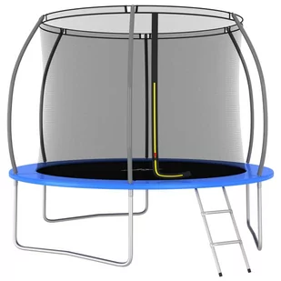 vidaXL Trampolina z akcesoriami, okrągła, 305x76 cm, 150 kg - Trampoliny - miniaturka - grafika 1