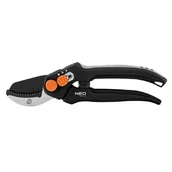 Nożyce i sekatory - Sekator Kowadełkowy 185 Mm, Zakres Do 15 Mm, Regulowany Rozstaw, Neo 15-201 - miniaturka - grafika 1