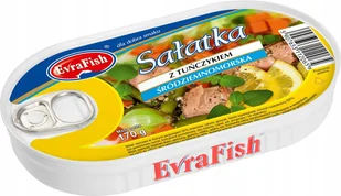 EVRA SAŁATKA Z TUŃCZYKIEM ŚRÓDZIEMNOMORSA 170G - Konserwy i dania rybne - miniaturka - grafika 1