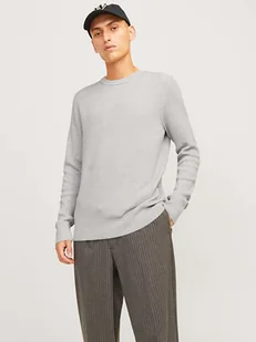 Jack & Jones Sweter w kolorze szarym - Swetry męskie - miniaturka - grafika 1
