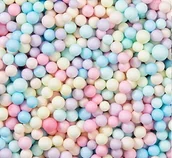 Prace ręczne dla dzieci - [608235] Kulki styropianowe 4-6mm pastelowe - miniaturka - grafika 1