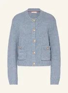 Swetry damskie - Tommy Hilfiger Kardigan blau - miniaturka - grafika 1
