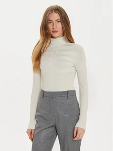 Morgan Golf 202-MENTOSA Biały Slim Fit - Swetry damskie - miniaturka - grafika 1