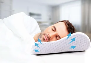 Poduszka ortopedyczna chłodząca do spania z pianki memory VIVAMORE - Poduszki, koce i materace lecznicze - miniaturka - grafika 8