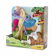 Figurki dla dzieci - Koń Z Długą Grzywą dla lalki Figurka Różne Kolory - miniaturka - grafika 1