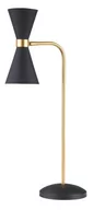 Lampy stojące - Maxlight Lampa biurkowa Cornet T0039 czarna oprawa w nowoczesnym stylu T0039 - miniaturka - grafika 1