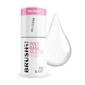 Lakiery hybrydowe - BrushUp! Poly Base baza hybrydowa do paznokci Poli & Jolly 5g - miniaturka - grafika 1
