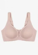 Biustonosze - Jasnofioletowy Biustonosz z Prążkowanego Materiału Ezimere - miniaturka - grafika 1