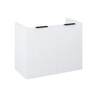Szafki łazienkowe - Szafka pod umywalkę Nabel 2-drzwiowa 80x45.2x63.5 cm biały mat Roca - miniaturka - grafika 1