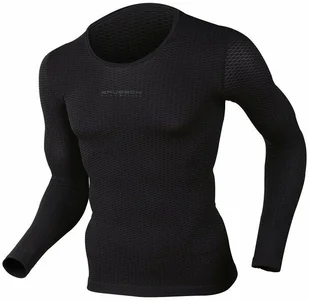 Brubeck Koszulka termoaktywna unisex typu base layer z długim rękawem LS10850 - Koszulki sportowe męskie - miniaturka - grafika 1