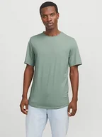 Koszulki męskie - Jack & Jones Koszulka w kolorze zielonym - miniaturka - grafika 1