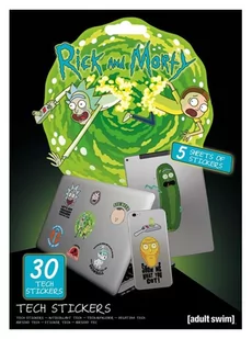 Pyramid Posters Rick and Morty Adventures - naklejki na laptopa TS7410 - Gadżety do domu - miniaturka - grafika 1