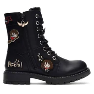 Buty dla dziewczynek - Botki Harry Potter AW23-147WBHP Czarny - miniaturka - grafika 1