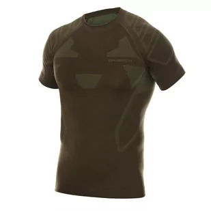 BRUBECK, Koszulka męska, Ranger Protect, khaki, rozmiar M - Bielizna sportowa męska - miniaturka - grafika 1