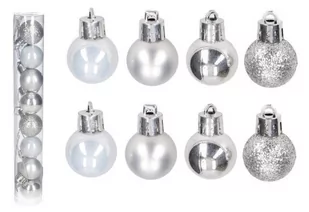 Bombki Plastikowe Na Choinkę Stroik 8Szt 4Cm - Bombki - miniaturka - grafika 1