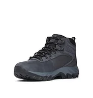 Buty trekkingowe męskie - Columbia Newton Ridge Plus Ii męskie buty trekkingowe z zamszu, Shark Black, 41 EU - miniaturka - grafika 1