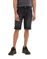 Spodenki damskie - TOM TAILOR Męskie bermudy jeans szorty 1035655, 10273 - dark stone black black denim, 28 - miniaturka - grafika 1