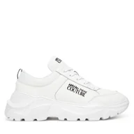 Sneakersy męskie - Sneakersy Versace Jeans Couture 78YA3SC1 Biały - miniaturka - grafika 1