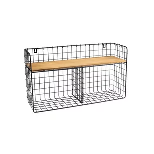Półka dekoracyjna trójdzielna Loft 51x15x28 cm - Meble modułowe i akcesoria - miniaturka - grafika 1