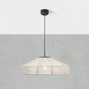 Markslöjd Lampa wisząca Alia, możliwość ściemniania, kremowy / amber, salon / jadalnia, tkanina / materiał / jedwab - Lampy sufitowe - miniaturka - grafika 1