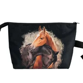 Akcesoria podróżnicze - Kosmetyczka z końmi - miniaturka - grafika 1