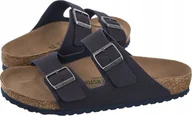 Klapki i japonki męskie - Birkenstock Birkenstock Arizona 1023116 Granatowe 44 - miniaturka - grafika 1