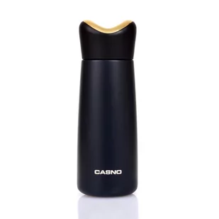 Casno Butelka termiczna Casno Capitol Peak 280 ml czarna KXN-6063K - Shakery i bidony sportowe - miniaturka - grafika 1