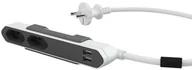 Przedłużacze i rozgałęźniki - Orno Przedłużacz PowerBar USB z przewodem 1,5m 9102/PB2SEU - miniaturka - grafika 1