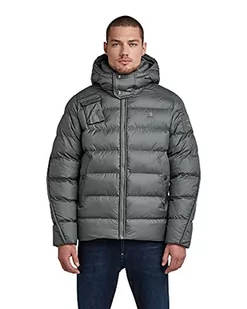 G-STAR RAW G- Whistler Padded Hooded, Kurtka Mężczyźni, szary (grafitowy B958-996), L - Kurtki męskie - miniaturka - grafika 1