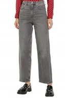 Spodnie damskie - TOMMY HILFIGER SZARE JEANSY MOM Z WYSOKIM STANEM 27/32 XQA - miniaturka - grafika 1