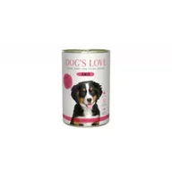 Mokra karma dla psów - Dogs Love Junior Rind - wołowina z marchewką i szałwią dla szczeniąt 400 g - miniaturka - grafika 1